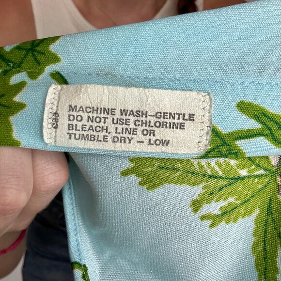 Vintage 1970s Cheetah Jungle Leopard Print Button Up Blouse Long Sleeve AS IS - Picture 10 of 12